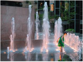 Water fountain analogy for emf