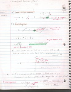 Vector addition and subtraction diagrams