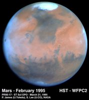 Mars, February 1995