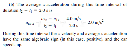 Worked example of acceleration from velocity function