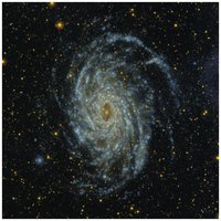 Spiral galaxy NGC 6744