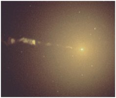 Jet from active galactic nucleus in M87