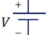 Voltage source sign conventions