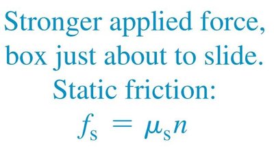 Static friction equals maximum value