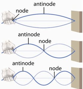 Standing waves in open tube