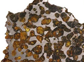 Stony-iron meteorite sample