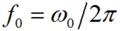 Resonant frequency equation