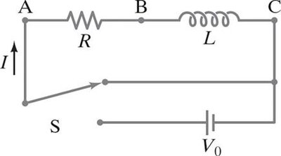 LR circuit schematic