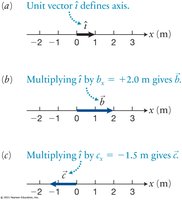 Vectors with positive and negative components