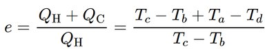 Otto cycle efficiency equation