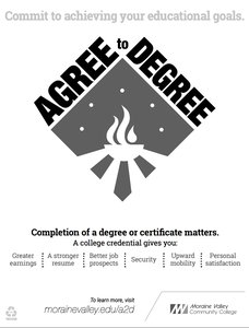 Agree to Degree campaign poster