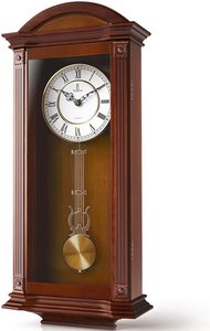 Grandfather clock as a real-world pendulum