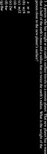 Weight on different planets question