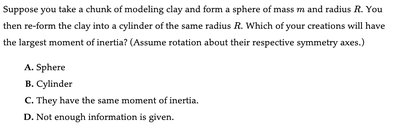 Moment of inertia of a sphere