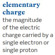 Definition of elementary charge
