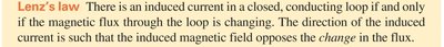 Lenz's law explanation