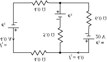 Multi-loop circuit with labeled emfs