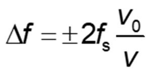 Doppler effect equation