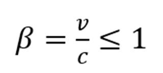 Relativity equations