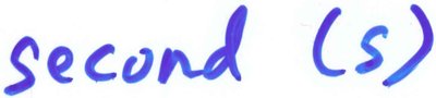Second handwritten