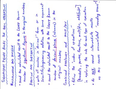Kinematics handwritten notes
