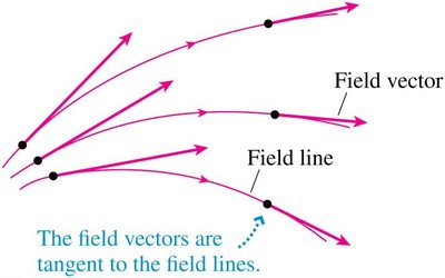 Electric field lines and vectors