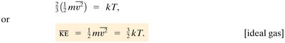 Root-mean-square speed equation