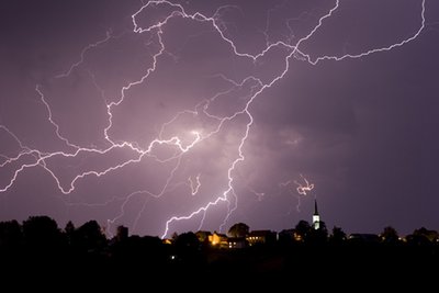 Lightning as an example of plasma