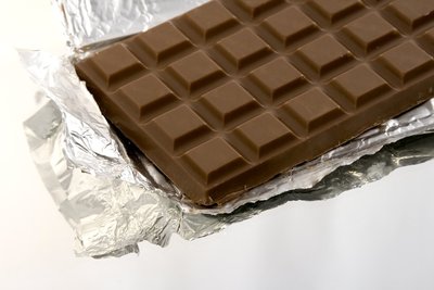 Solid chocolate bar