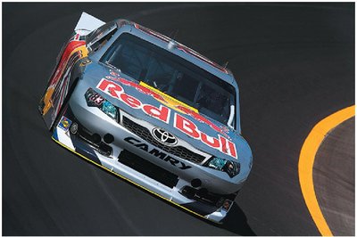 Car on a banked curve