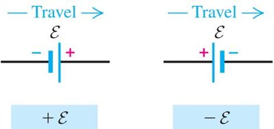 Kirchhoff's loop rule for batteries