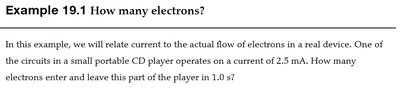 Example 19.1: How many electrons?