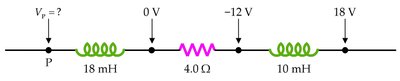 Circuit with two inductors and one resistor