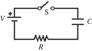 RC charging circuit diagram