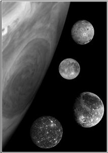 Europa, one of Jupiter's Galilean moons