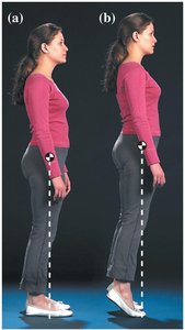 Standing and tiptoe balance