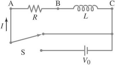 LR circuit diagram
