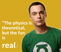 Quote about theoretical physics and real fun