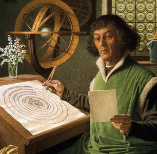 Nicolaus Copernicus at work