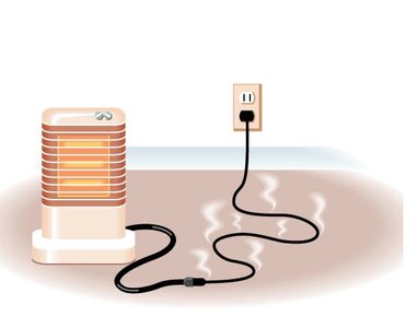 Extension cord hazard with heater