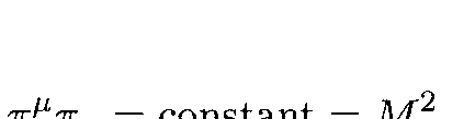 Mass-shell constraint as constant