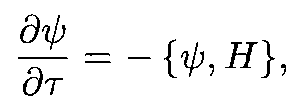 Poisson bracket evolution