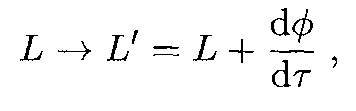 Lagrangian gauge transformation