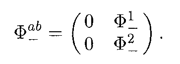 Spinor matrix representation 2
