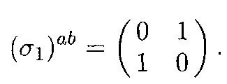 Pauli matrix