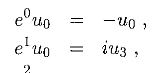 Clifford algebra action on spinors