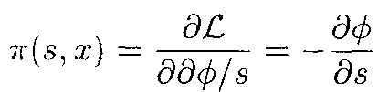 Canonical momentum for field theory