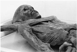 Mummified body dated using carbon-14