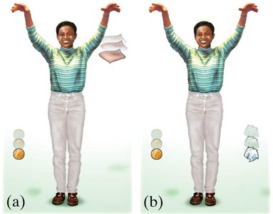 Objects falling in air and vacuum