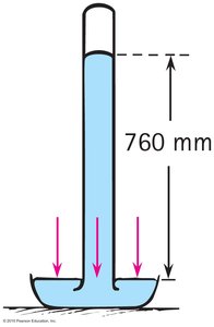 Mercury barometer